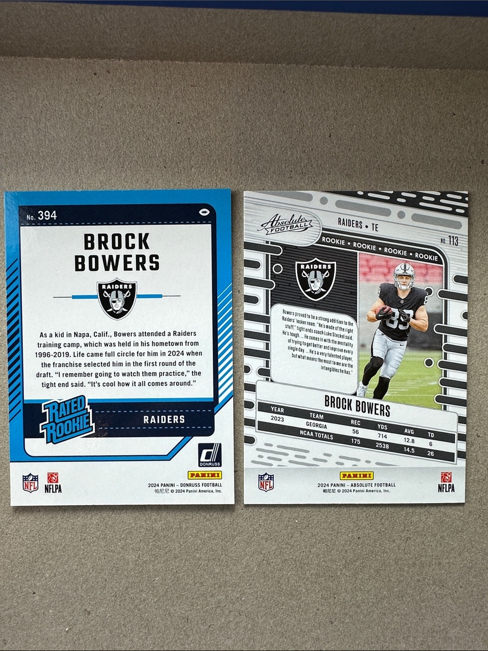 6 Rookies of Brock Bowers w/ Franchise Foundations +Jeanty/Bech Rookies + Crosby - Picture 14 of 16